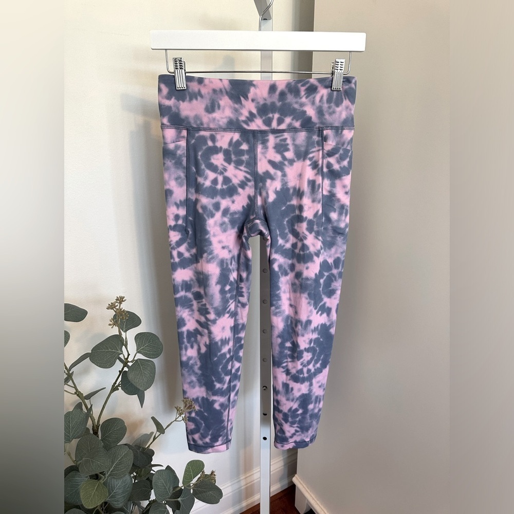 Athleta Girl High Rise Stash Your Treasures Capri Tie Dye Size XXL 16